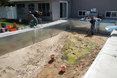 Aurora pool (coping replacement, new liner and deck)