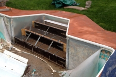 Sterling pool (coping, wall treatment)