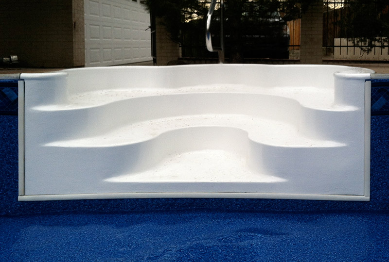 Cherry Hills Pool (steps, stone deck, automatic cover)