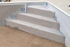 Wheatridge pool wall-to-wall stairs